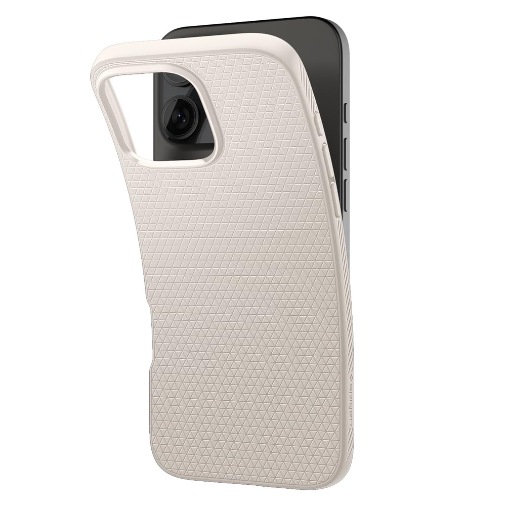 Spigen iPhone 16 Pro Case – Liquid Air - Natural Titanium - image 4