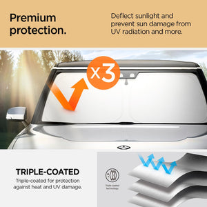 Spigen CryoShade Car Sunshade for Rivian R1T and R1S - Silver - image 5