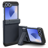 Spigen Galaxy Z Flip 7 FE / Z Flip 6 Case - Tough Armor Pro - Metal Slate image 1
