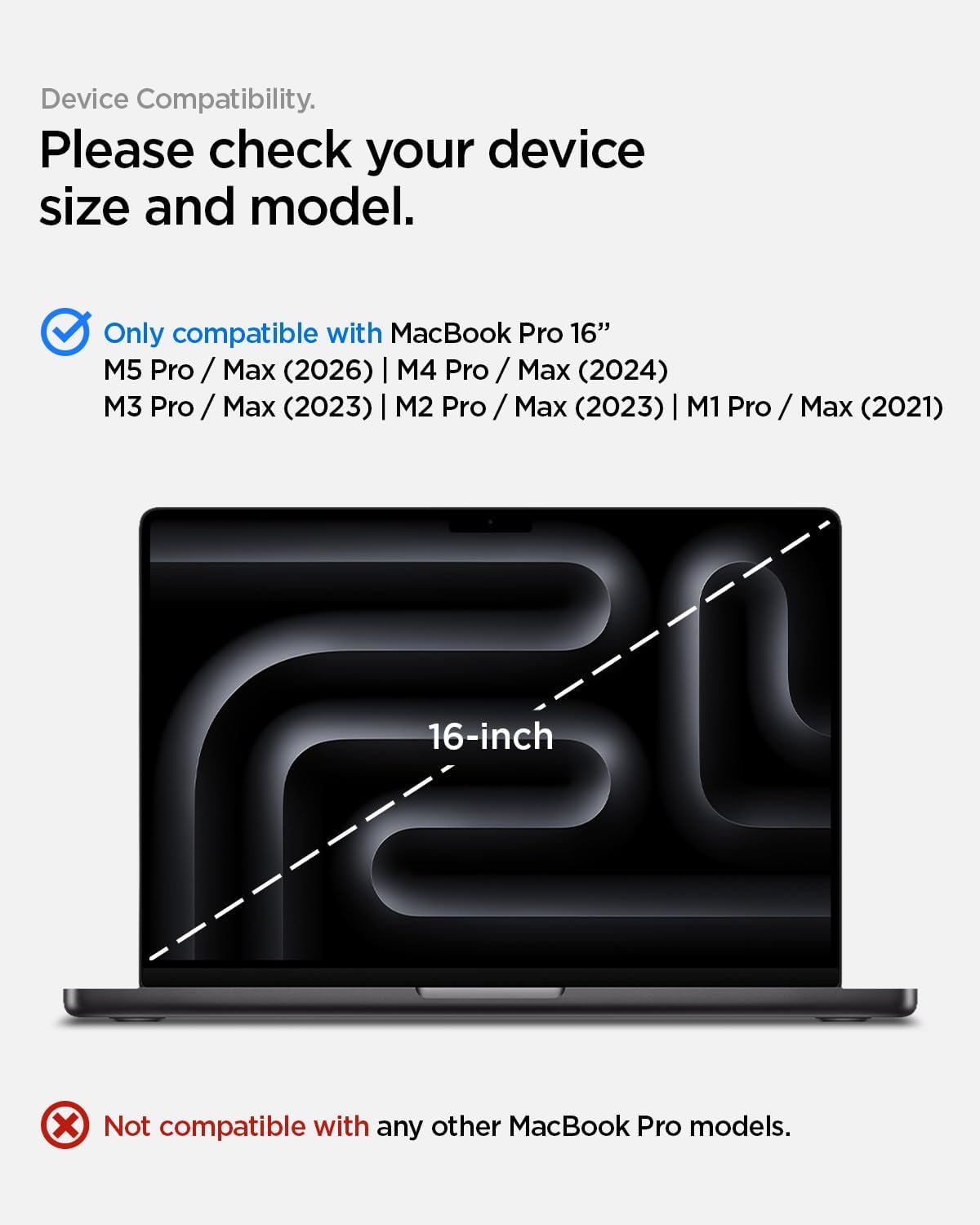 Spigen MacBook Pro 16-inch Airskin case - Crystal Clear - ACS04210 - image 2