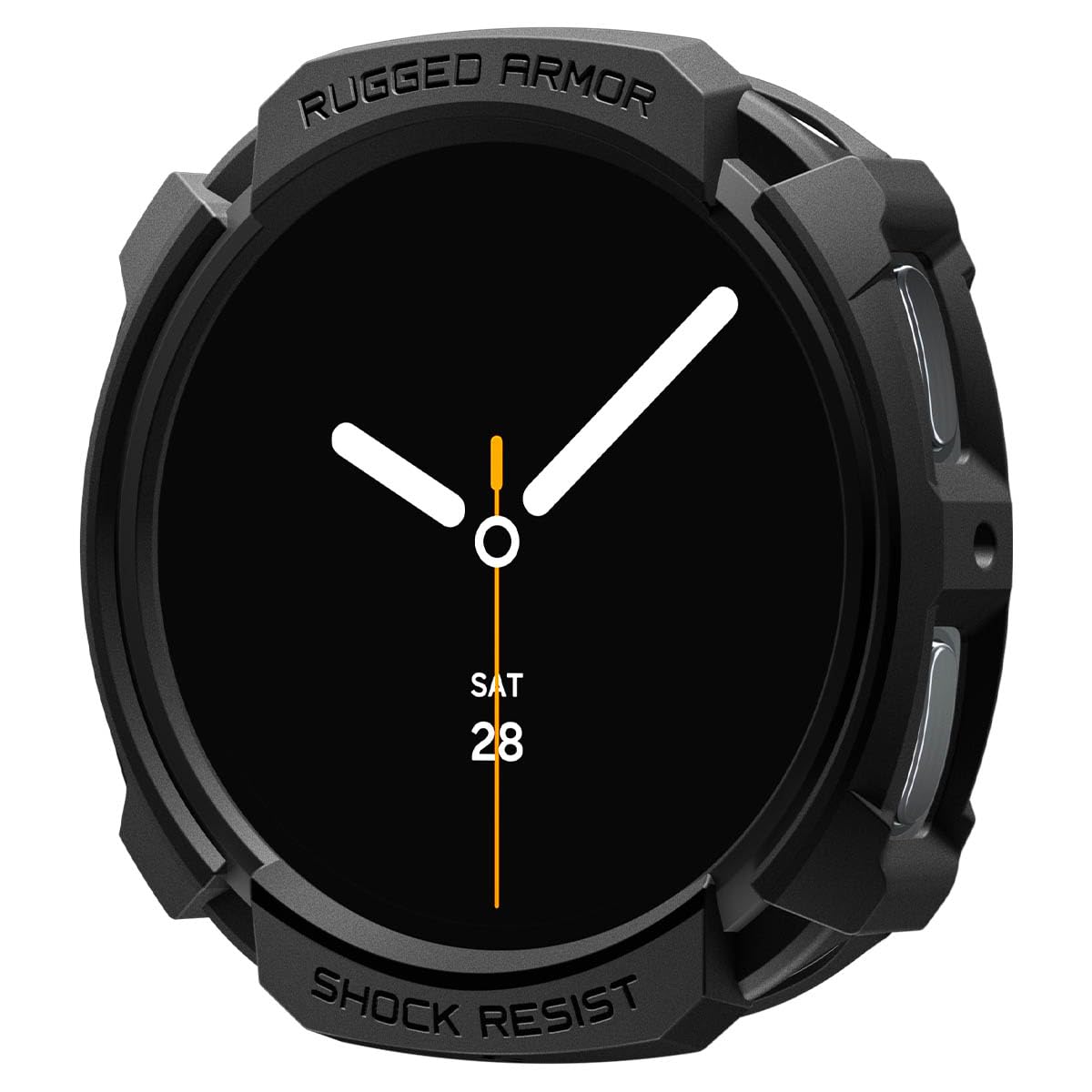 Spigen Galaxy Watch 9 40mm Case - Rugged Armor - Matte Black - image 1