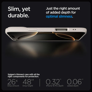 Spigen iPhone 16 Pro Case – Liquid Air - Natural Titanium - image 7