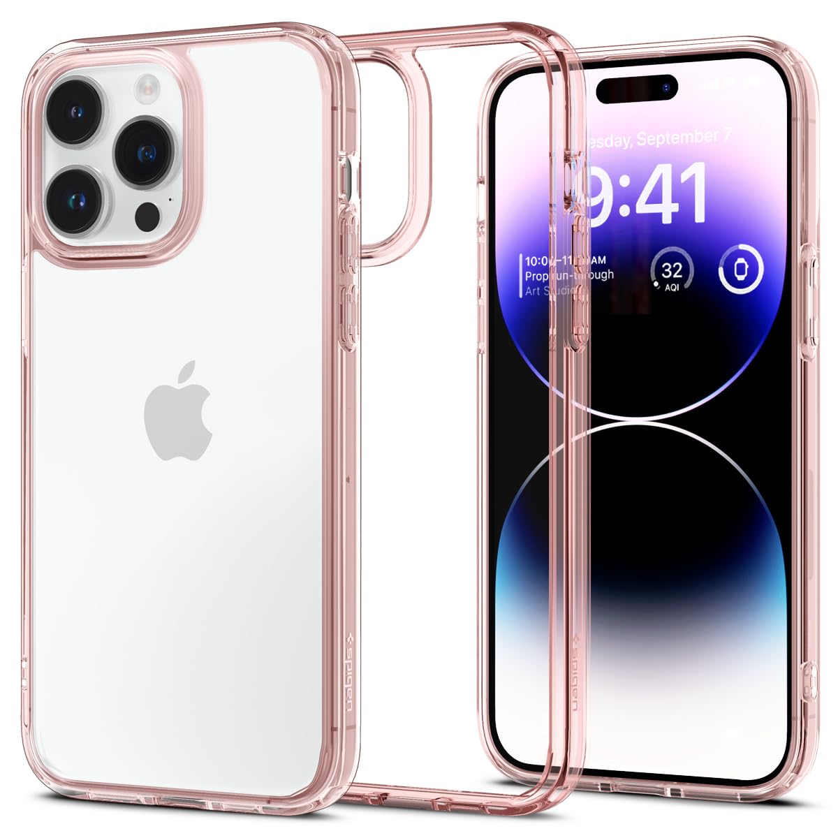 Spigen iPhone 14 Pro Max Case – Ultra Hybrid - Rose Crystal