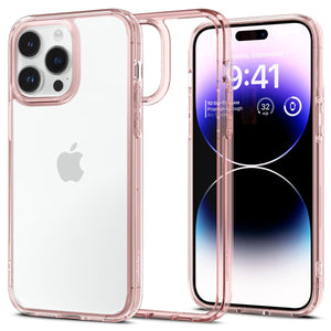 Spigen iPhone 14 Pro Max Case – Ultra Hybrid - Rose Crystal