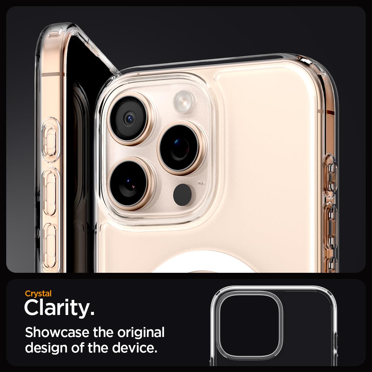 Spigen iPhone 16 Pro Case – Ultra Hybrid (MagFit) – White – detail image 3