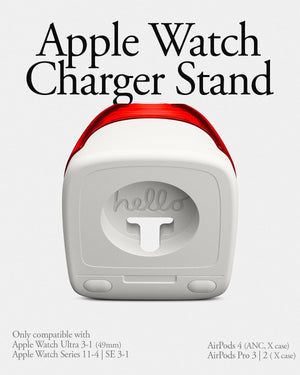 Spigen Apple Watch Ultra 3/2/1, Series 11/10/9/8/7/SE Charger Stand - Classic C1 - Ruby - image 2