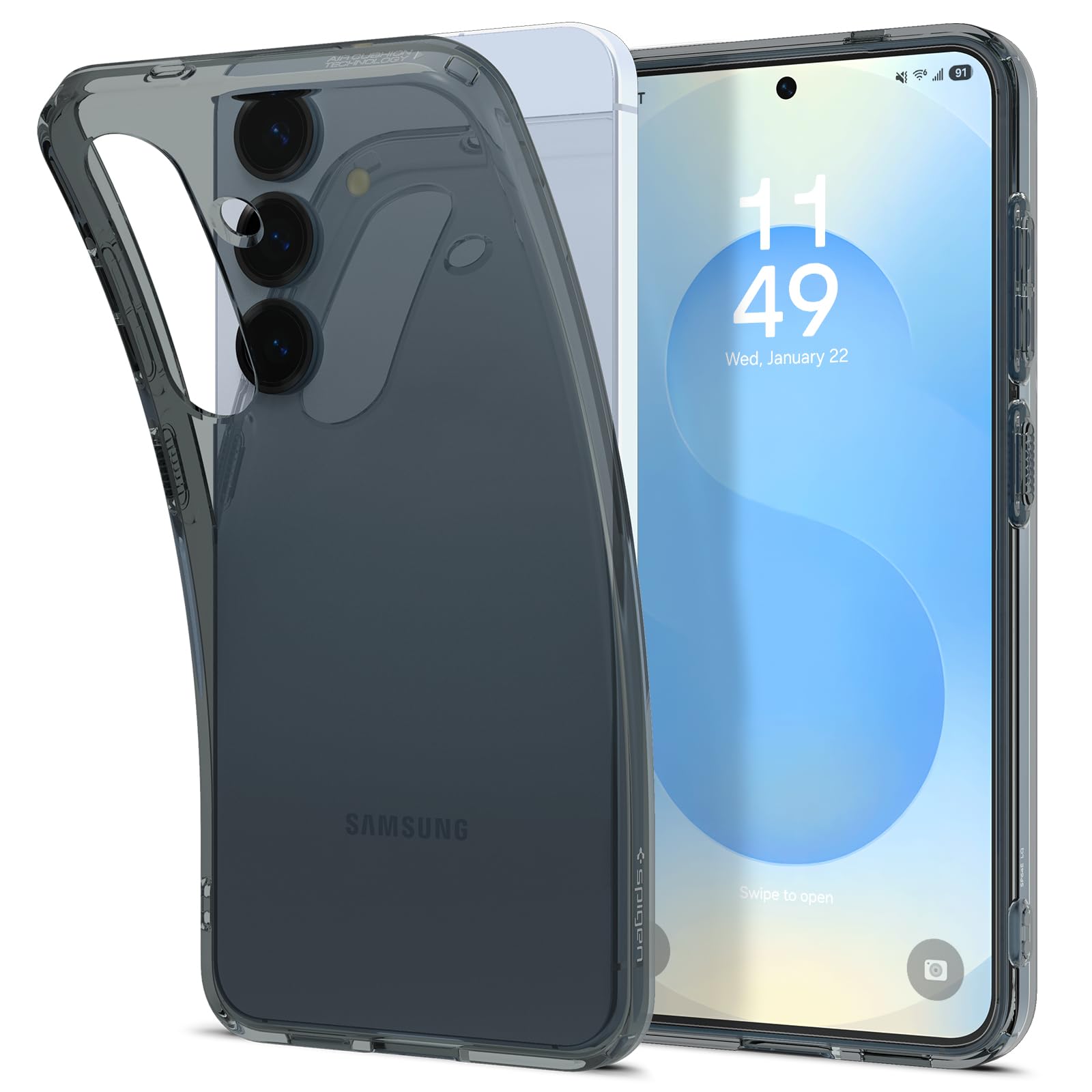Spigen Galaxy S25 Plus Case - Liquid Crystal - Space Crystal - ACS08975 image 1