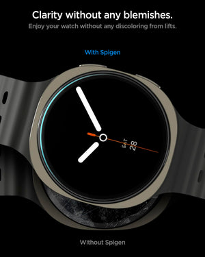 Spigen Galaxy Watch 9 / 8 40mm Screen Protector - Glas.tR EZ Fit (2 Pack) - Clear - image 6