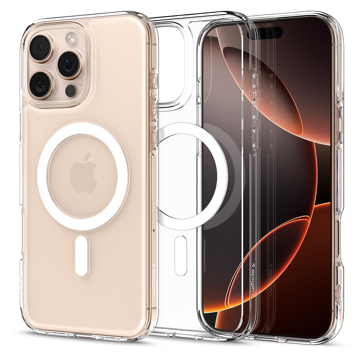 Spigen iPhone 16 Pro Case – Ultra Hybrid (MagFit) – White – main image
