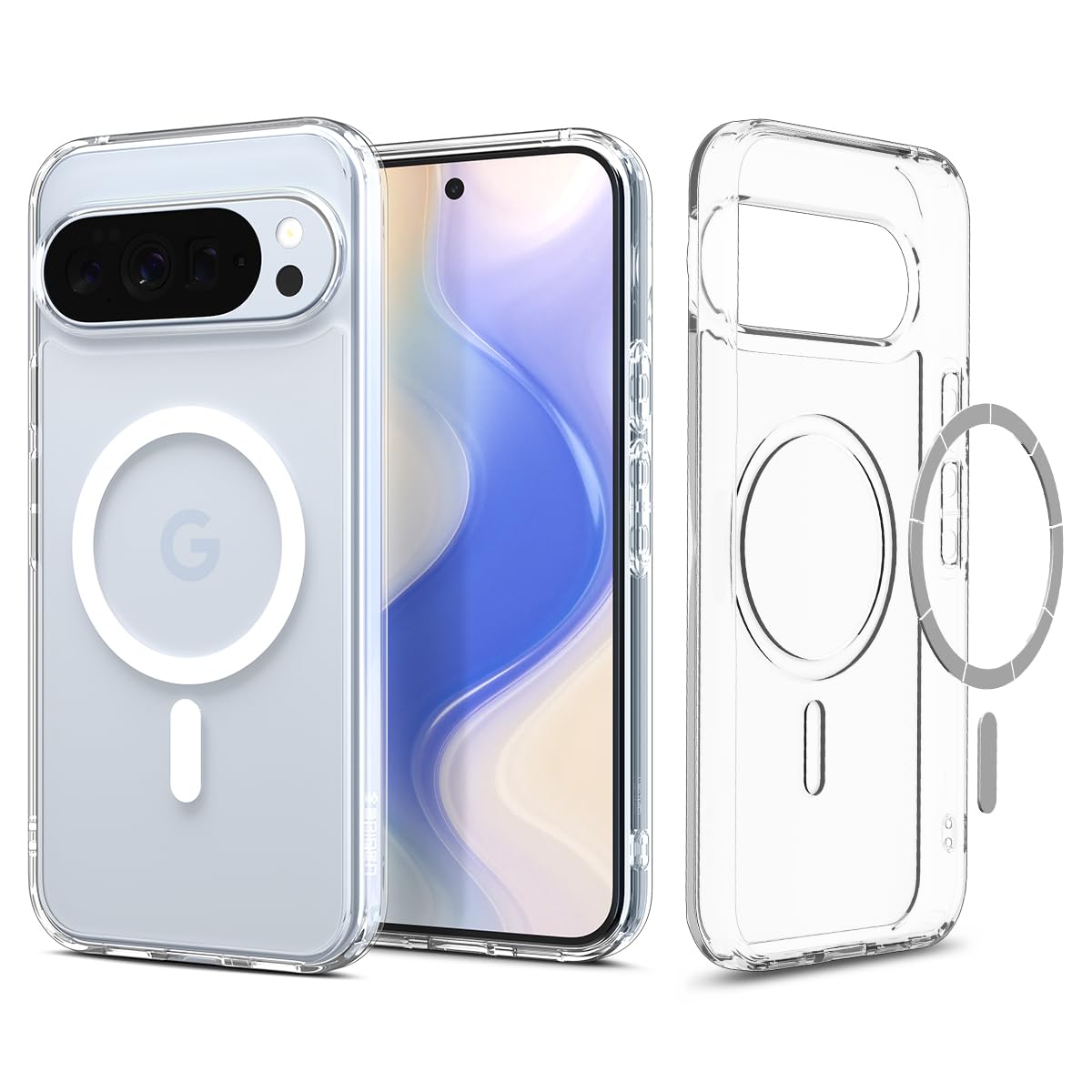 Spigen Pixel 10 Pro XL Ultra Hybrid MagFit case - Clear White - image 1
