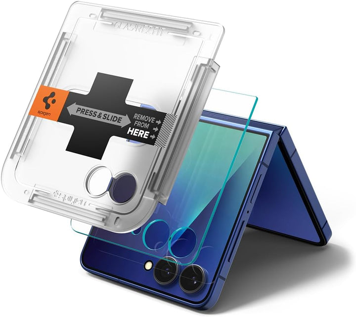 Spigen Galaxy Z Flip 8 / Z Flip 7 Screen Protector - Glas.tR EZ Fit HD (2 Pack)
