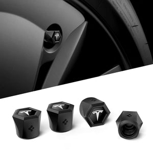 Spigen Magnetic Car Tire Valve Caps – VS100 4-Pack - Silver - image 1