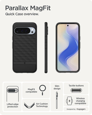 Spigen Pixel 10 Pro XL Parallax MagFit case - Matte Black - image 3