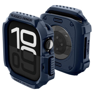 Spigen Rugged Armor 2 Apple Watch Series 11/10 46mm case in Navy Blue