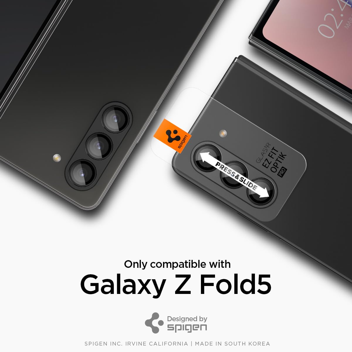 Galaxy Z Fold 5 camera lens protector two-pack by Spigen
