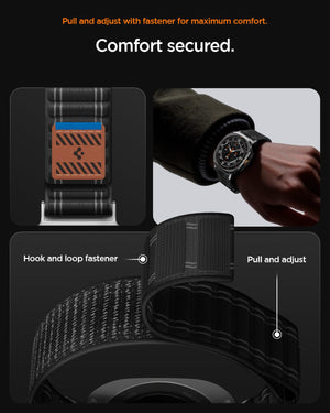 Spigen Galaxy Watch Ultra 2 & Ultra 47mm Band - WBF0 - Black - image 6