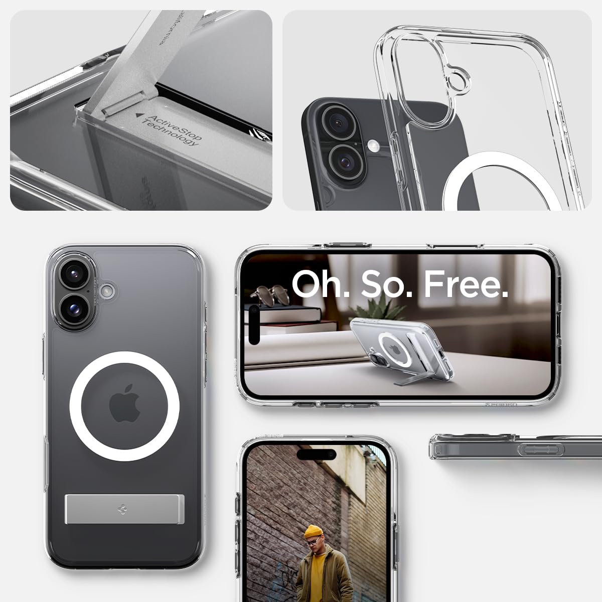 Spigen iPhone 16 Plus Case – Ultra Hybrid S (MagFit) – detail image 7