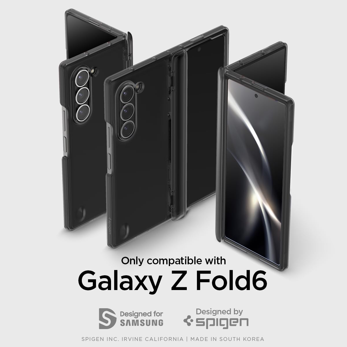 Spigen Galaxy Z Fold 6 Case - Ultra Hybrid Pro – Frost Gray – product image 3