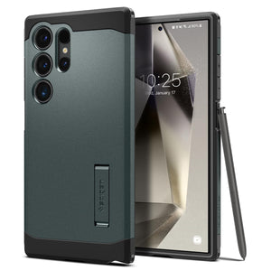 Spigen Galaxy S24 Ultra / S24 Plus / S24 Case – Tough Armor - Galaxy S24 Ultra - Abyss Green - image 1