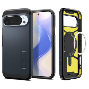 Spigen Pixel 10 Pro XL Tough Armor MagFit case - Metal Slate - image 1