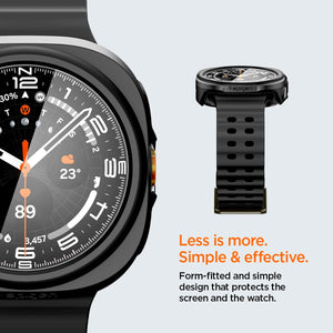 Spigen Galaxy Watch Ultra 2 47mm Case with Glass - Thin Fit 360 - Black - image 4