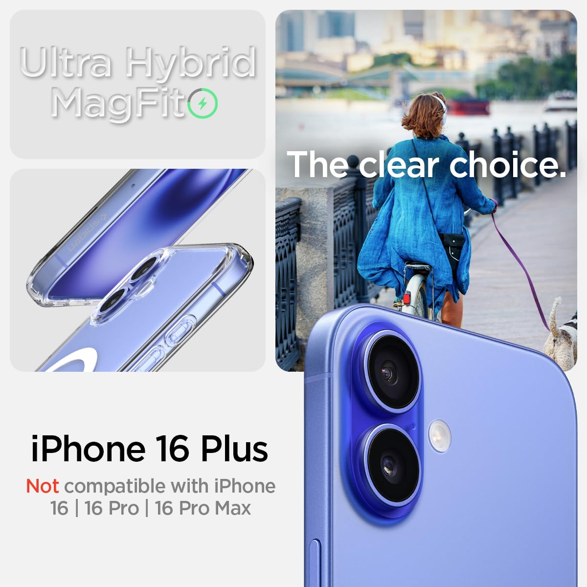 Spigen iPhone 16 Plus Case – Ultra Hybrid (MagFit) – detail image 3