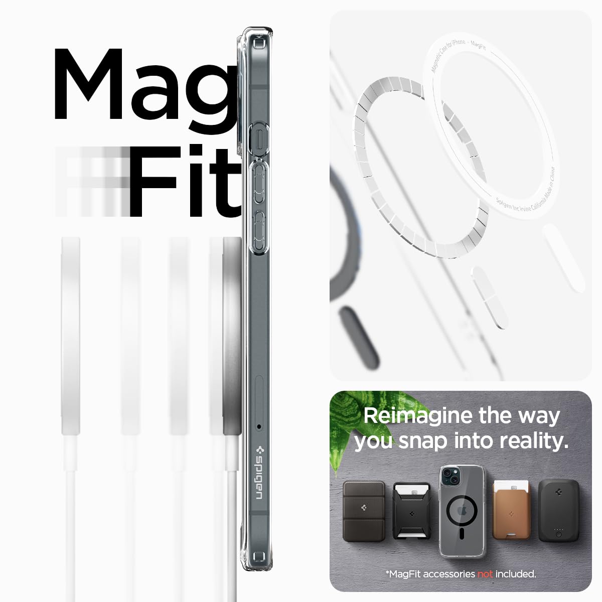 Spigen iPhone 15 Plus Case Ultra Hybrid MagFit - Carbon Fiber - ACS06663 - image 7