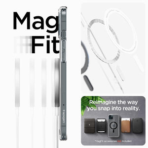 Spigen iPhone 15 Plus Case Ultra Hybrid MagFit - Carbon Fiber - ACS06663 - image 7