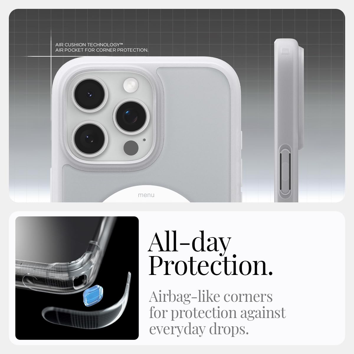 Spigen iPhone 16 Pro Max Case – Ultra Hybrid Classic (MagFit) - Amazon US image 6