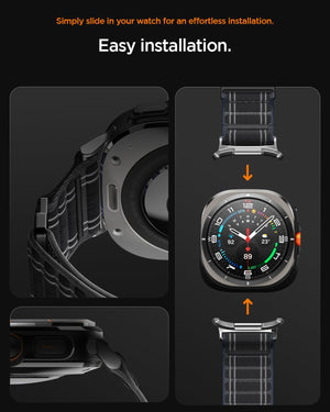 Spigen Galaxy Watch Ultra 2 & Ultra 47mm Band - WBF0 - Black - image 7