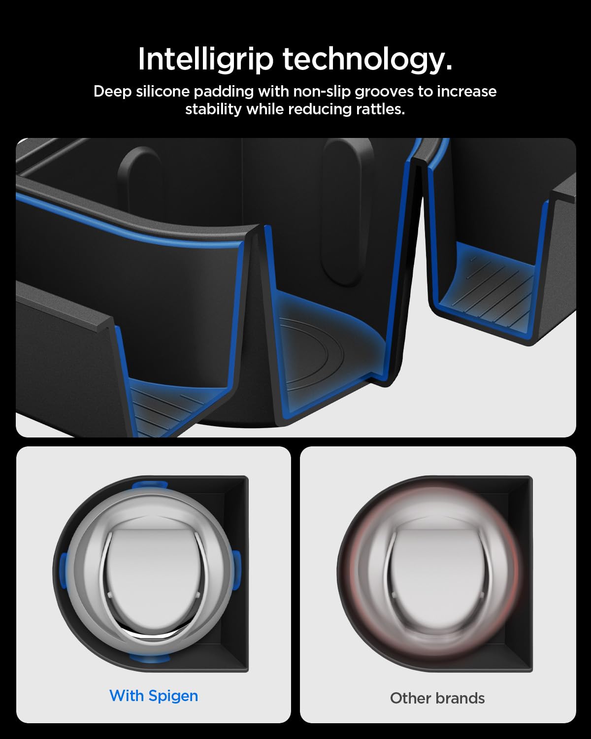 Spigen Tesla Model Y Juniper Console Organizer with Cup Holder - Black - image 5
