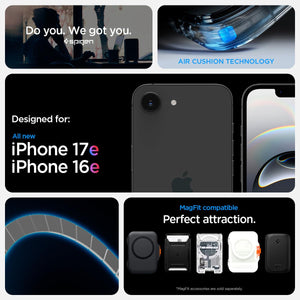 Spigen iPhone 17e / 16e Case Ultra Hybrid S MagFit - Frost Black - image 2
