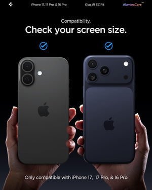 Spigen iPhone 16 Pro Screen Protector – GLAS.tR EZ Fit (2 Pack) – detail image 2