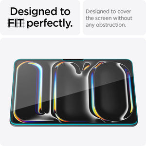 Spigen iPad Pro 11" (M5/M4) Screen Protector – Glas.tR EZ Fit Series (2 Pack)