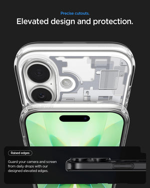 Spigen iPhone 17 Case – Ultra Hybrid Zero One (MagFit) - Zero One White - image 6