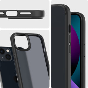 Spigen iPhone 13 Case Ultra Hybrid - Frost Black - image 4