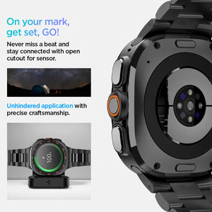 Spigen Galaxy Watch Ultra 2 & Ultra 47mm Band - Modern Fit 316L - Black - image 6
