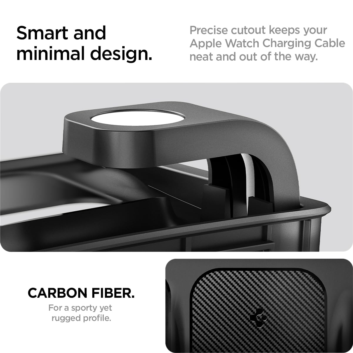 Spigen Tesla Model Y/3 3-in-1 Wireless Charging Hub Mount Black view 4