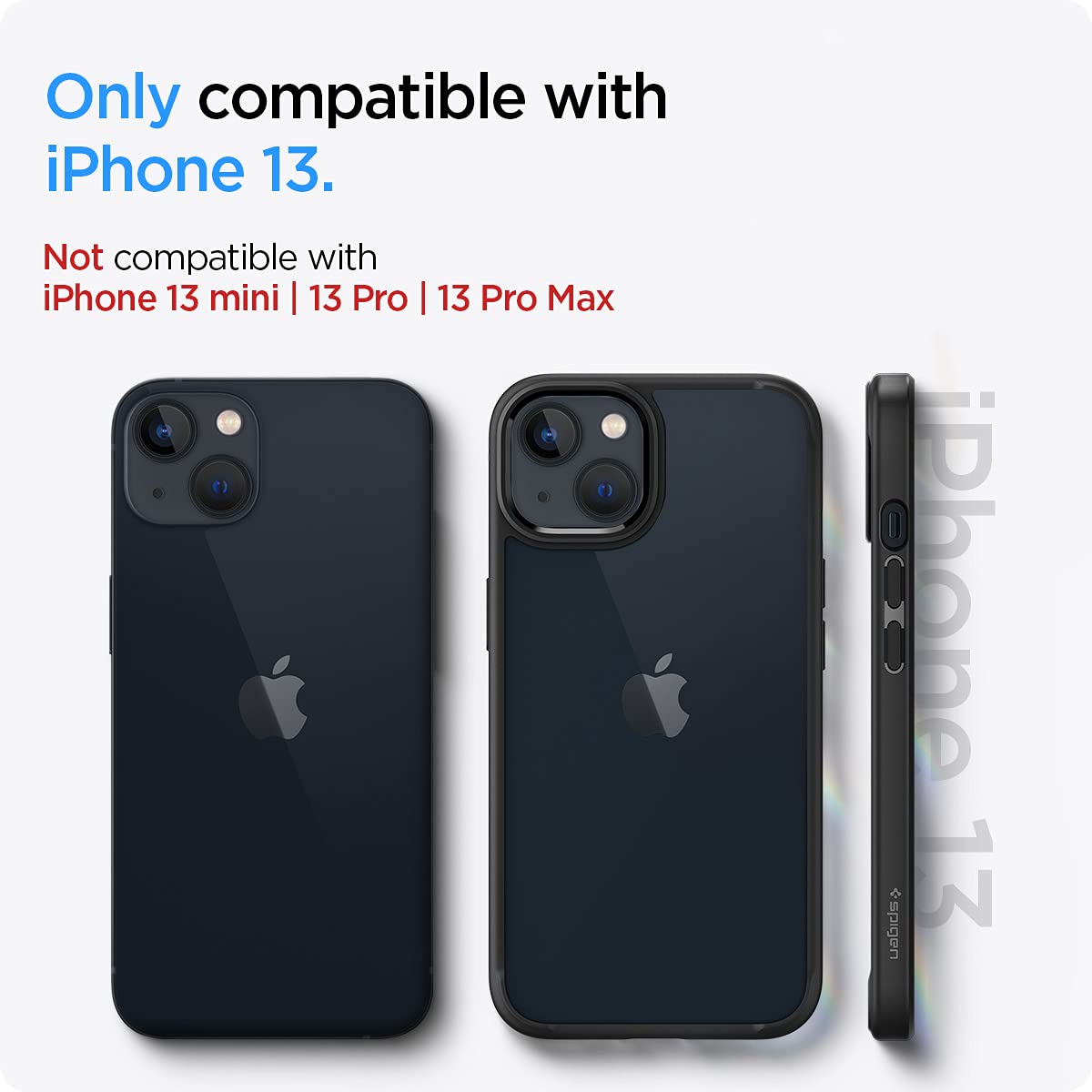 Spigen iPhone 13 Case Ultra Hybrid - Matte Black - image 2