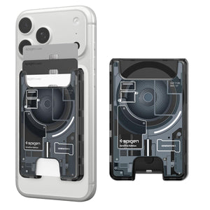 Spigen Ultra Hybrid Zero One MagFit card holder in Black