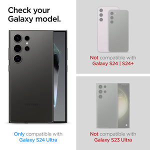 Spigen Galaxy S24 Ultra Privacy Screen Protector - Glas.tR EZ Fit (2 Pack) - Privacy - AGL07625 - image 2