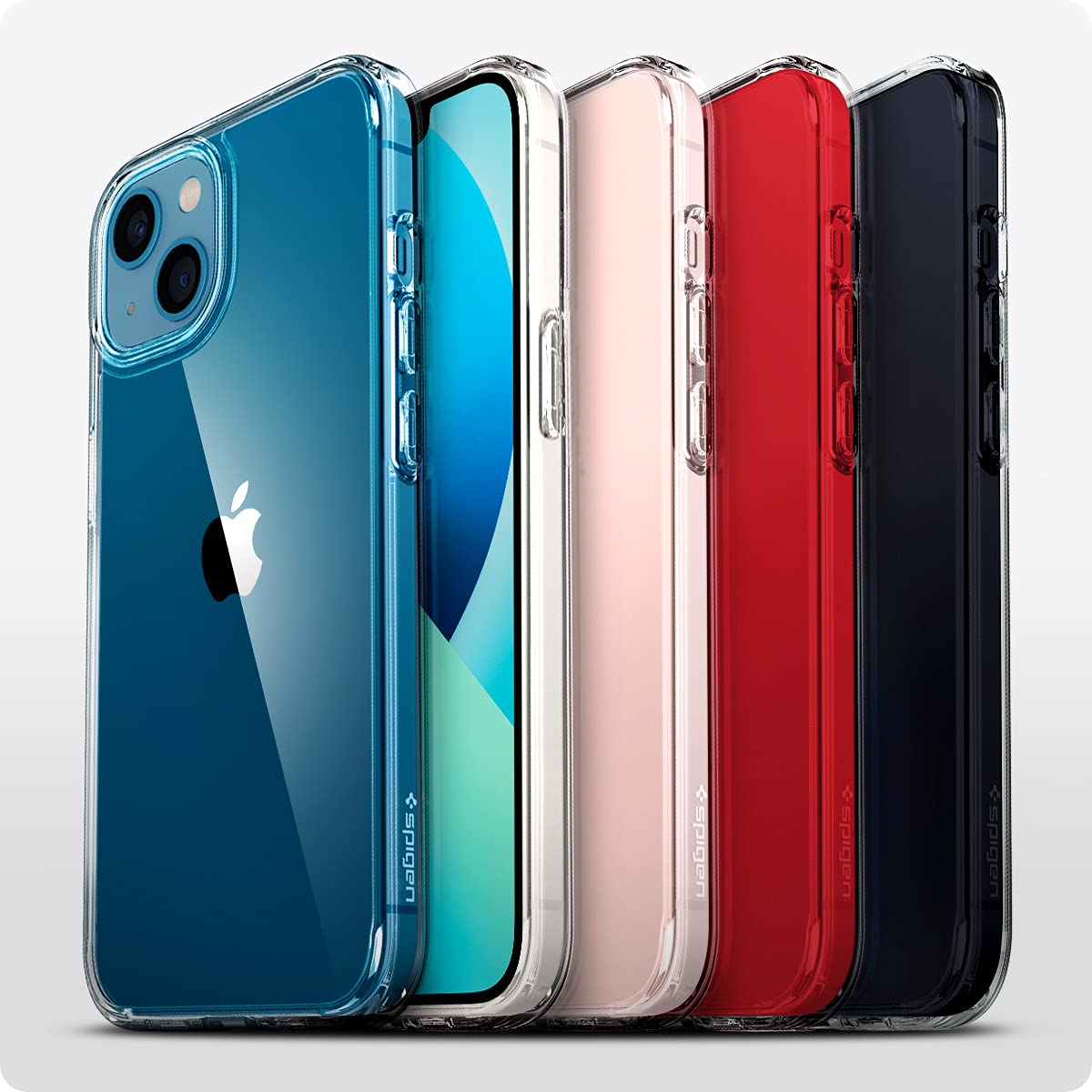 Spigen iPhone 13 Case Ultra Hybrid - Crystal Clear - ACS03522 - image 7