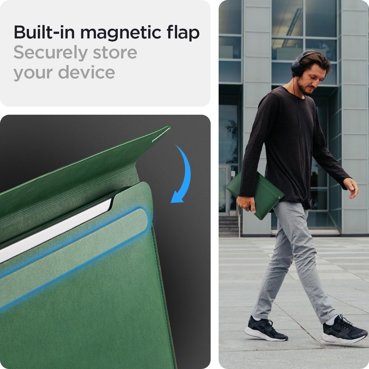Spigen Valentinus 16-Inch Laptop Sleeve - Jeju Green - image 7