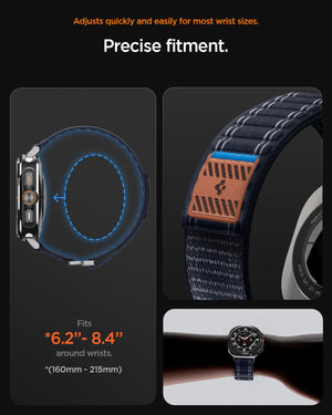 Spigen Galaxy Watch Ultra 2 & Ultra 47mm Band - WBF0 - Navy - image 4