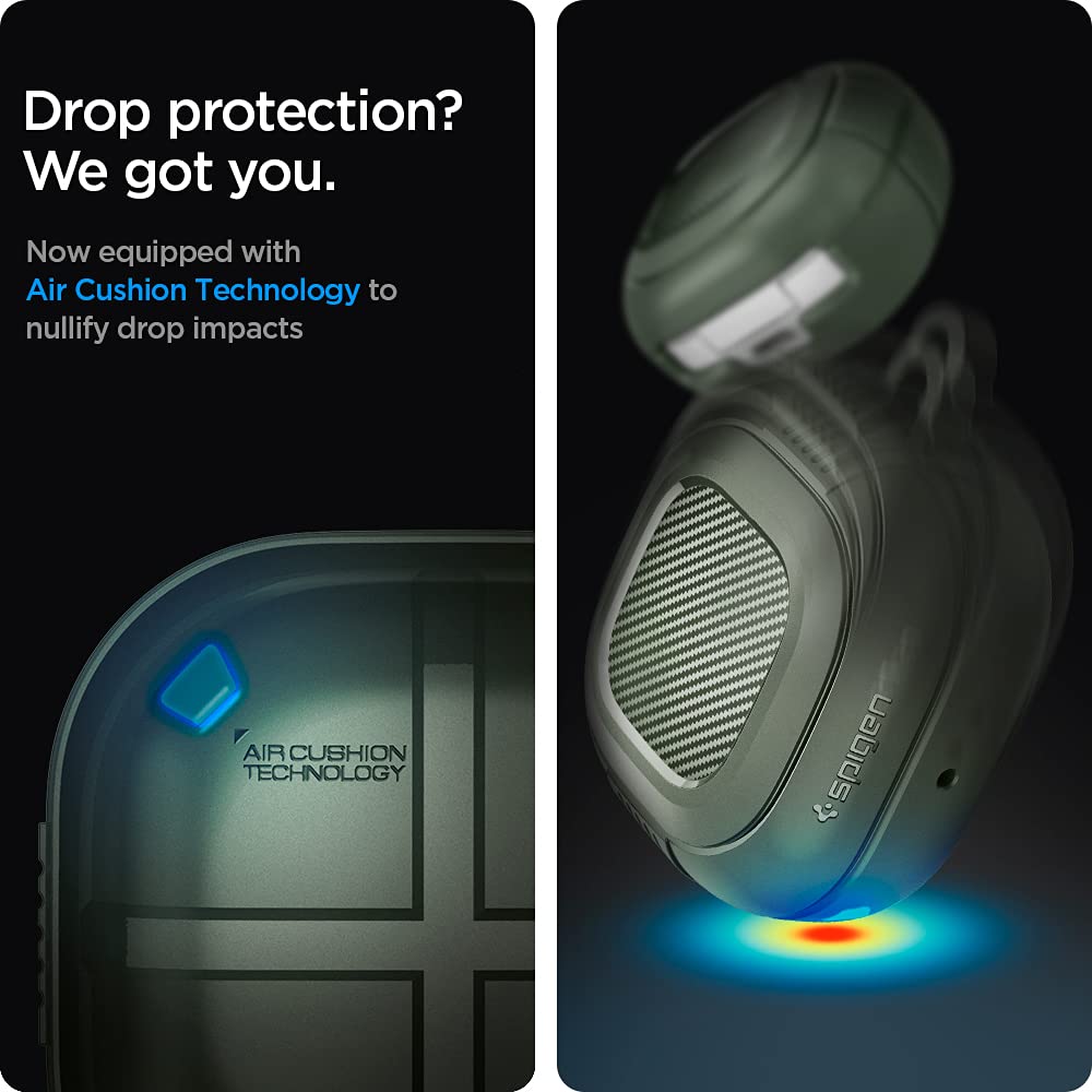 Spigen Galaxy Buds 2 Pro Case - Rugged Armor - Military Green - image 5