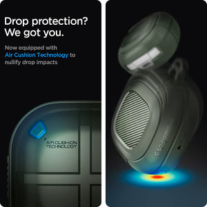 Spigen Galaxy Buds FE Case - Rugged Armor - Military Green - image 5