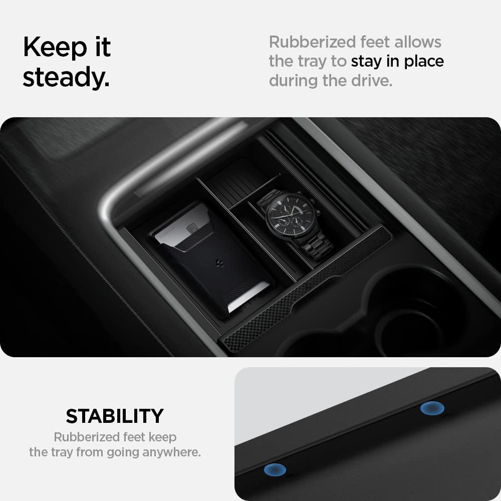 Spigen Tesla center console organizer package view