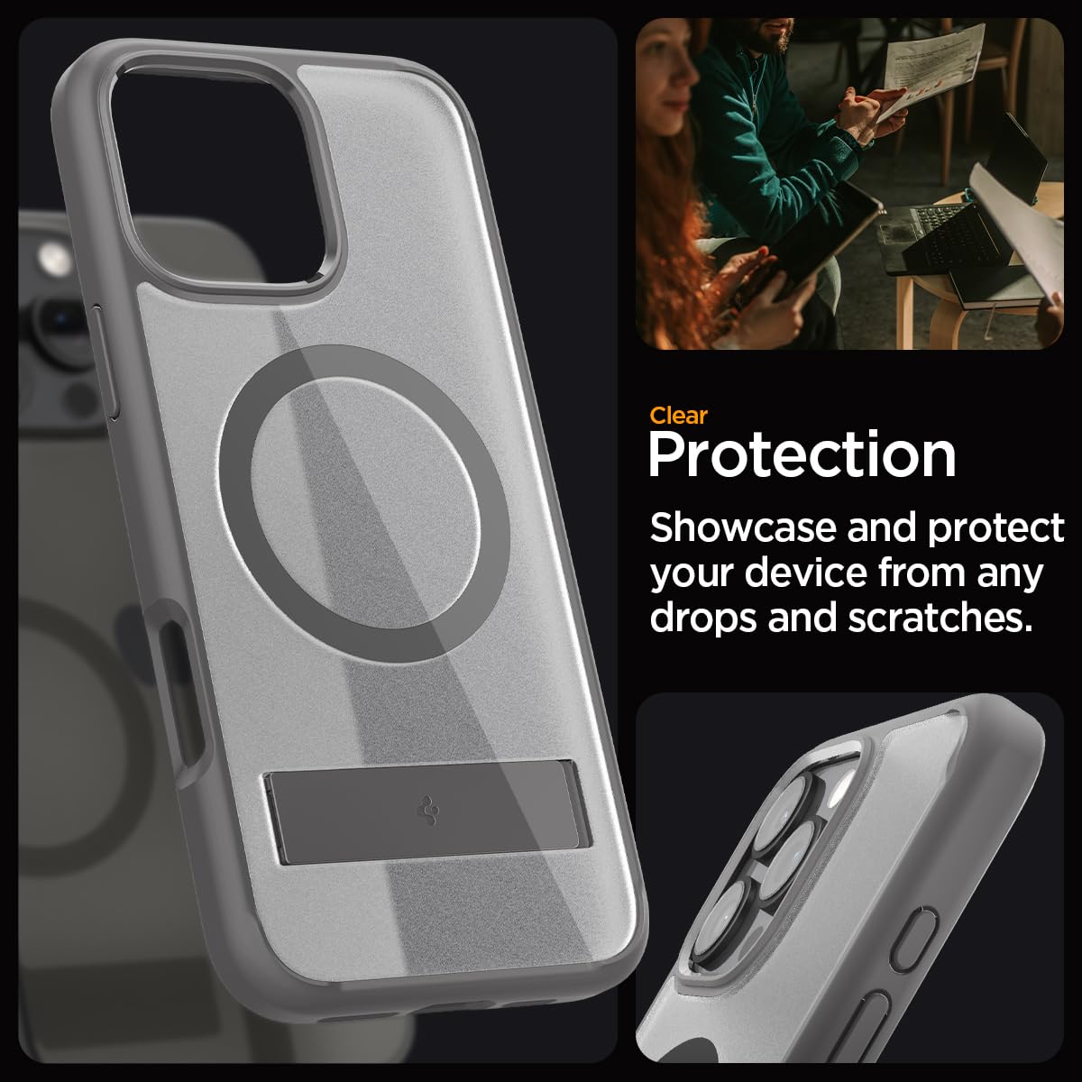 Spigen iPhone 16 Pro Max Case – Ultra Hybrid S (MagFit) - Amazon remaining repair image 20
