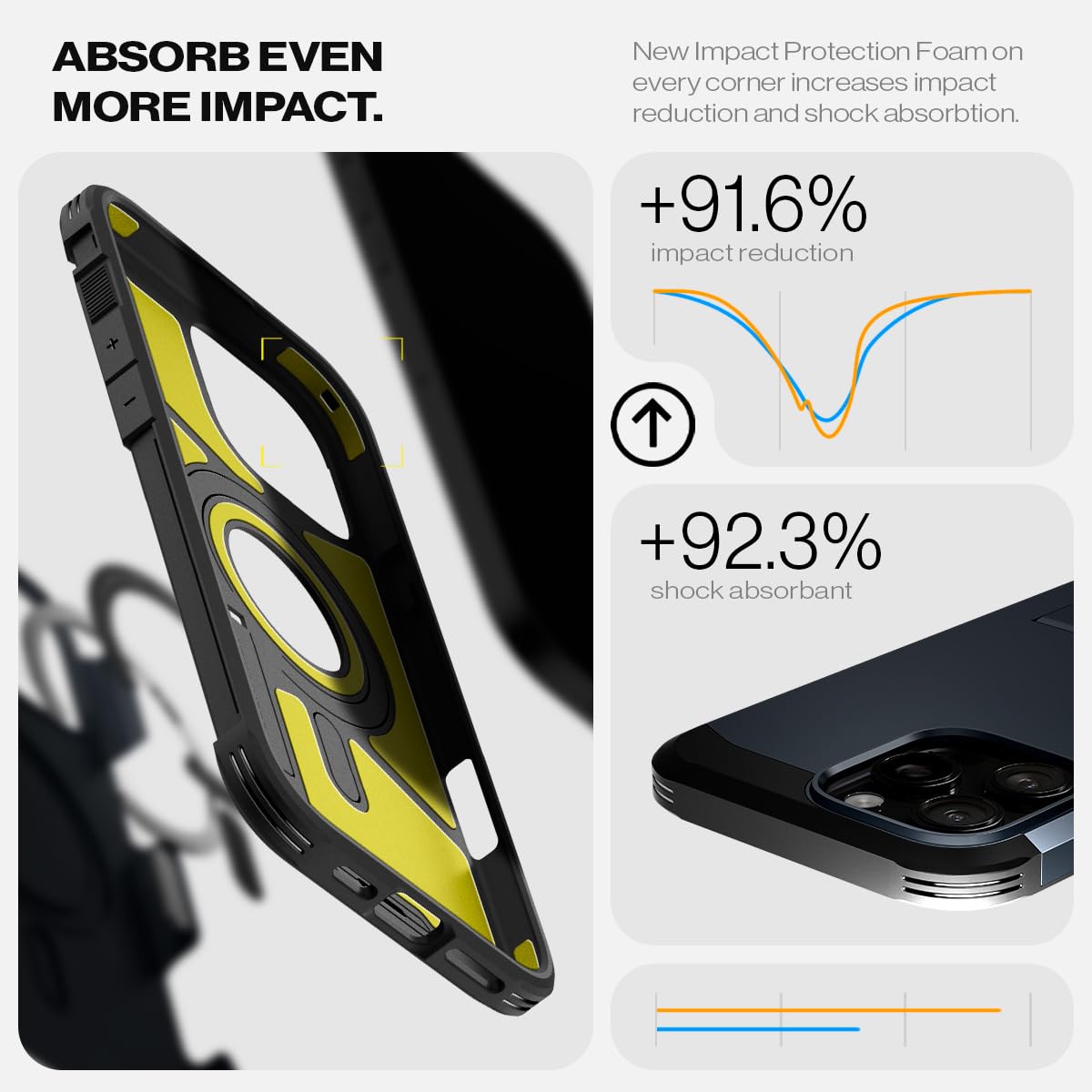 Spigen iPhone 16 Pro Max Case Tough Armor MagFit - Metal Slate - image 5