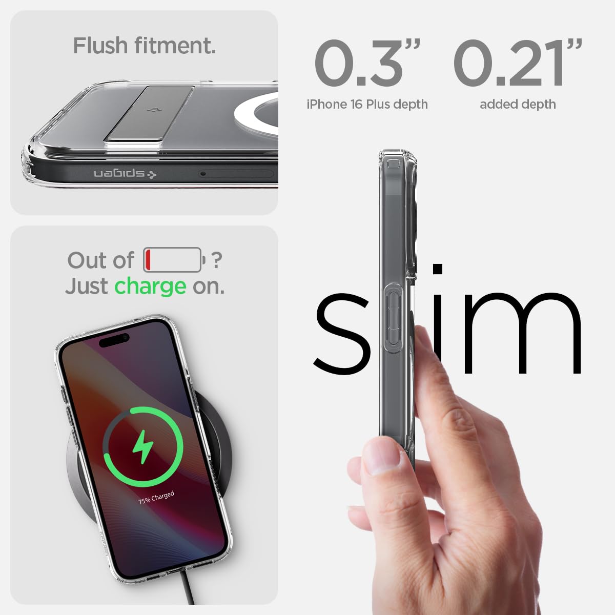 Spigen iPhone 16 Plus Case – Ultra Hybrid S (MagFit) – detail image 6